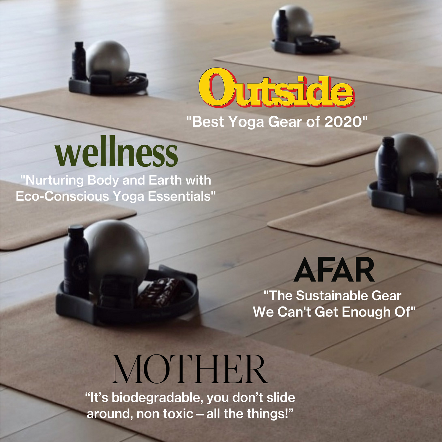 Ananday Cork Yoga Mat | Premium Grip & Support